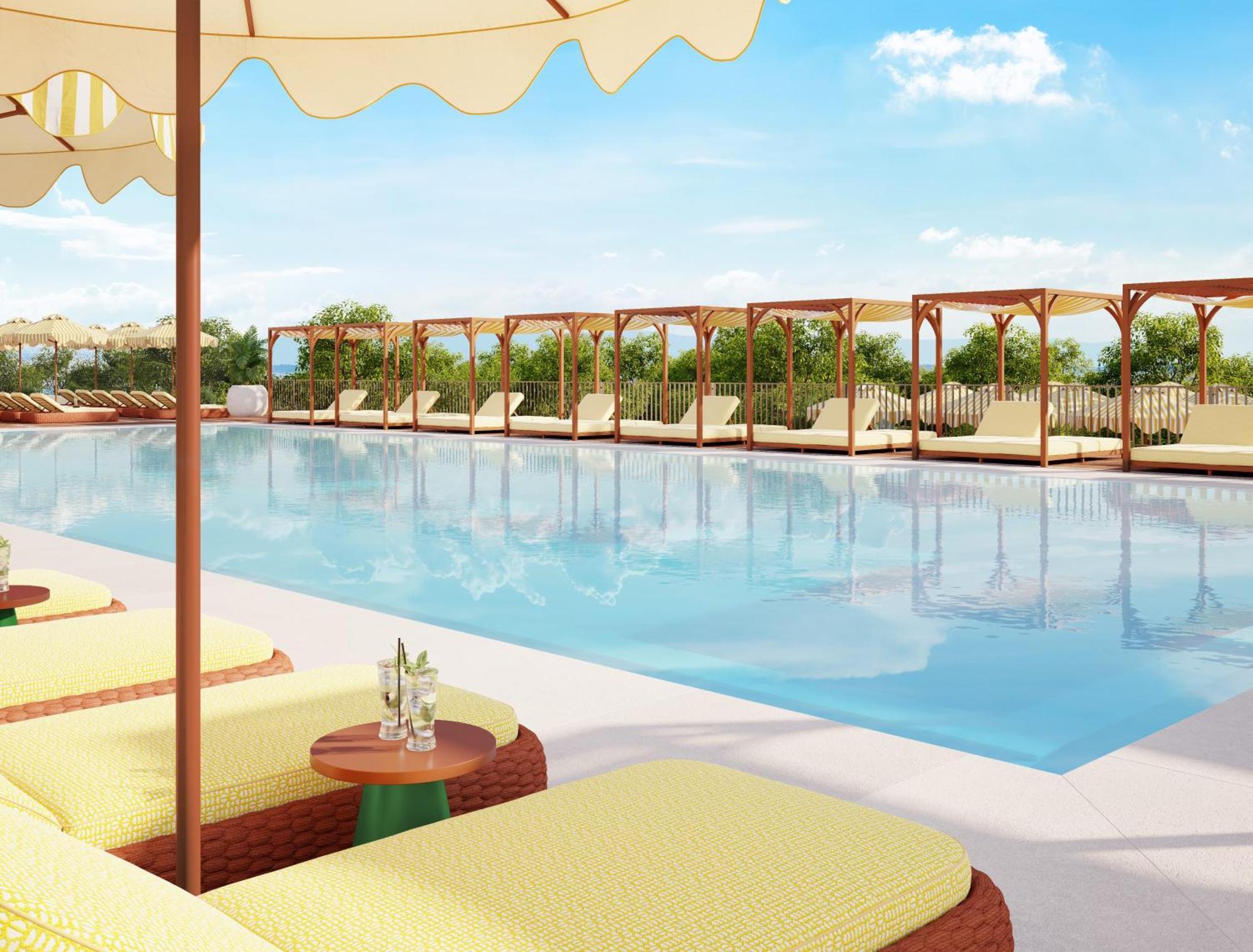 Don Carlos ماربيا المظهر الخارجي الصورة The pool at the hotel