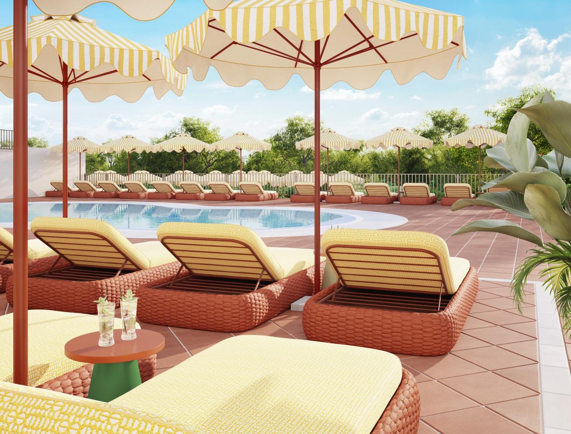 Don Carlos ماربيا المظهر الخارجي الصورة The pool at the hotel